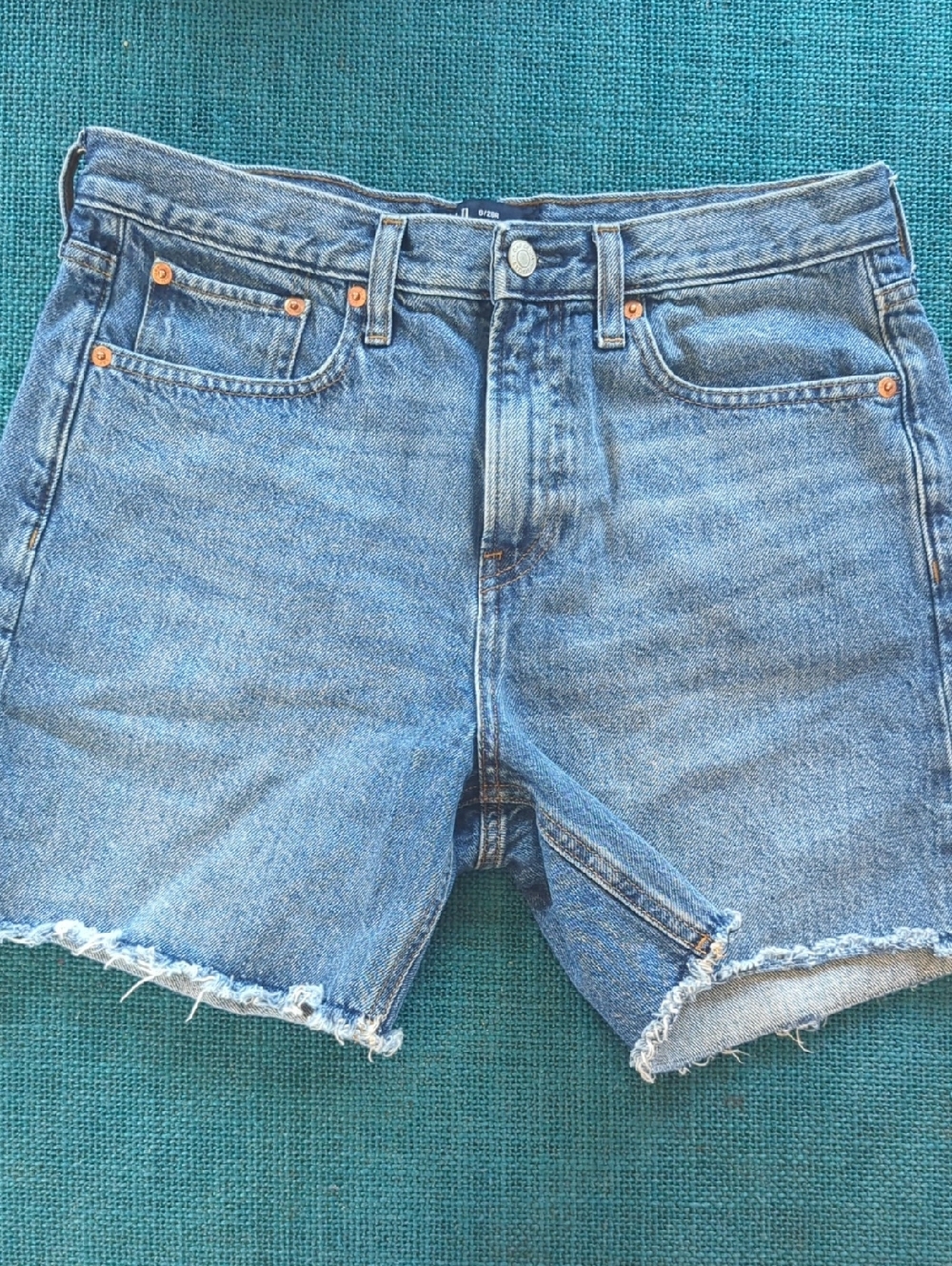 GAP Denim Boyfriend Short - Medium Blue